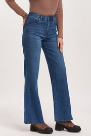 Fiona High Rise Jean- Violet Blue