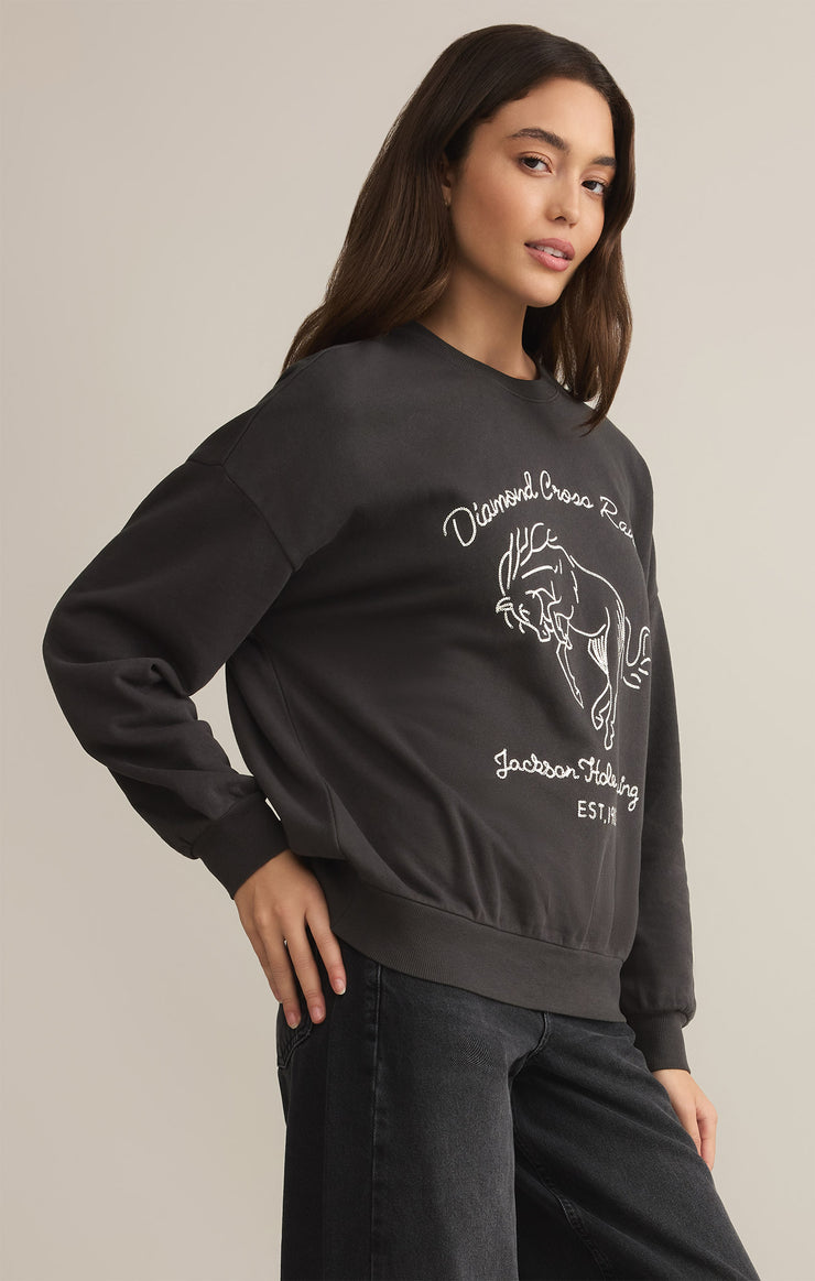 Bronc Embroidered Sunday Sweatshirt