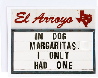 Dog Margaritas Card