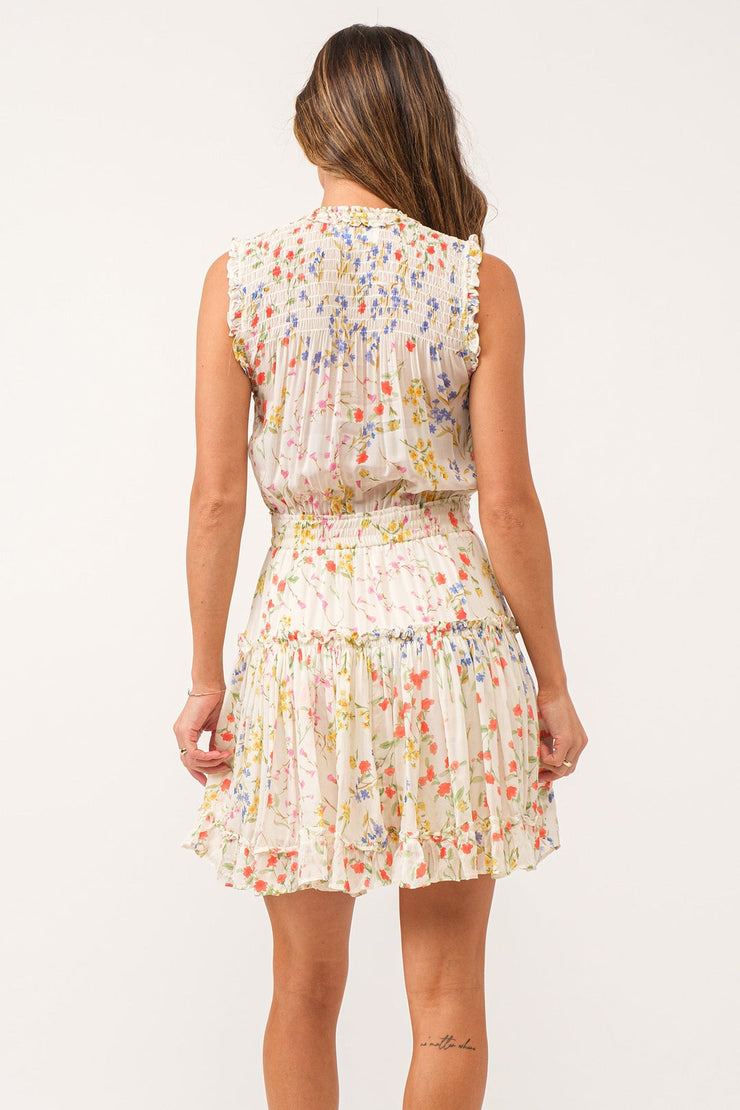 Melodie Tiered Ruffle Dress- Sweet Wild Flower