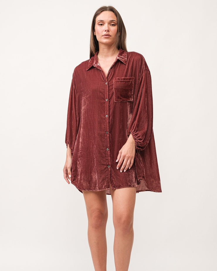 Leigh Collared Button Down Dress