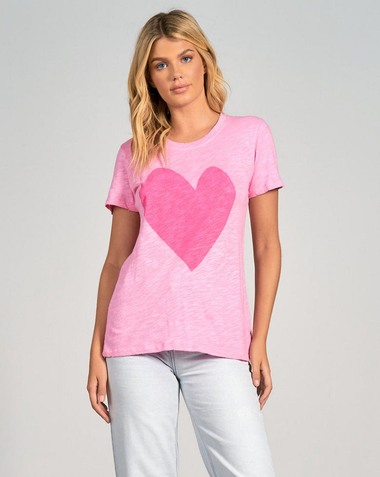 Heart Tee- Pink