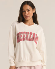 Oversized Weekends Sweatshirt