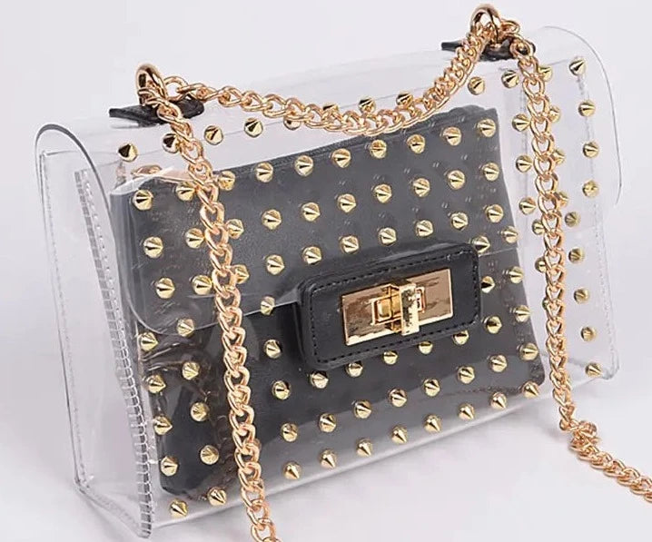 Gold Studded Crossbody Purse – Bittersweet Ivy Boutique