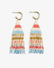 James Beaded Fringe Earrings Amalfi