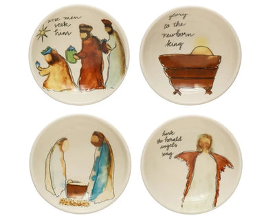 Nativity Plate Set