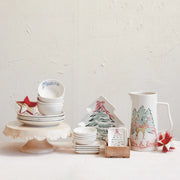 Stoneware Christmas Tree Plate