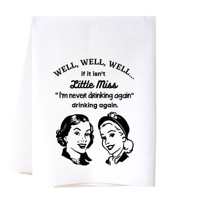 "Drinking Again" Kitchen Towel